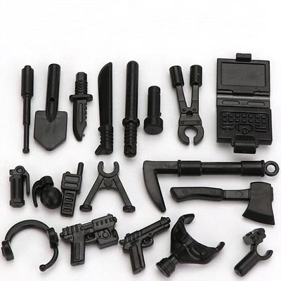 Militärwaffen-Paket Armee-Waffe Mini-Actionfiguren Zubehör SWAT-Soldat Baustein-Montage Kompatibel Konstruktionsstein Juguetes