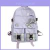 Bow Girls School Backpack With Nylon Material And Laptop Pocket For Elementary And Middle School Students