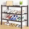 Olanly Bamboo Shoe Organizer Quality Expandable Shoe Rack Stackable Free Standing Wooden Shoe Storage Shelf For Entryway Closet
