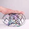 3D Magic Bracelet Pressure Release Sensory Flow Ring Dynamic Spring Toy Stainless Steel Flow Color Ring Children'S Fun Toys