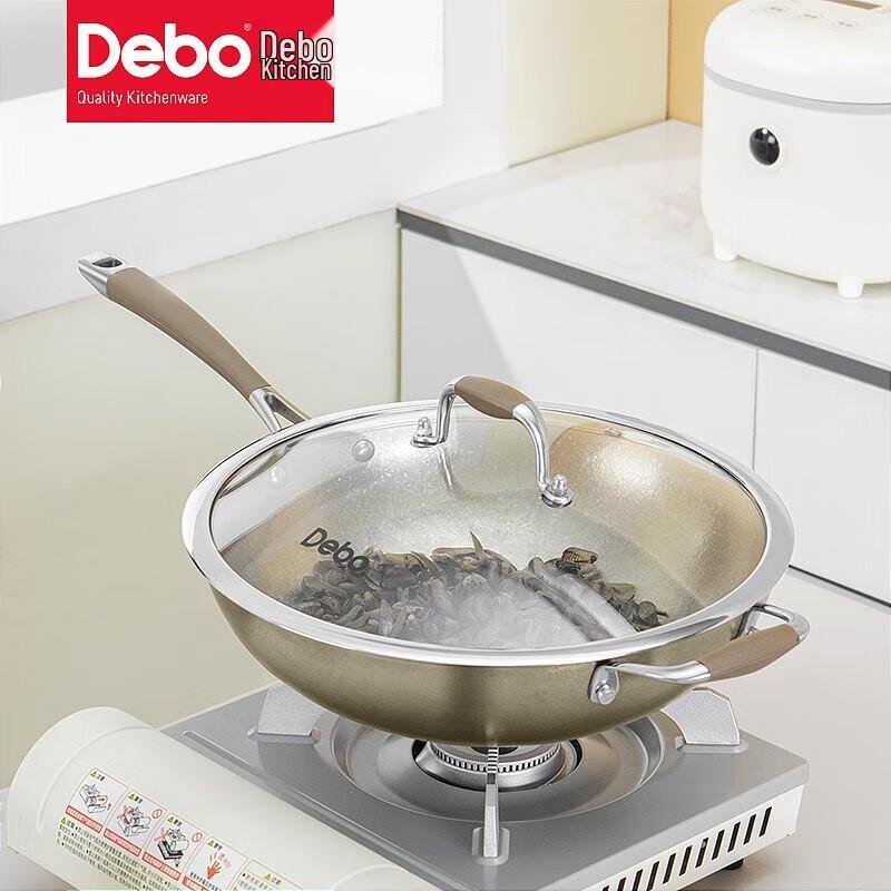 Debo Kovici Pure Titanium Non-Stick Wok