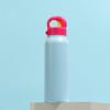 Stainless Steel Insulated Travel Mug With Onehand Open For Outdoor Camping And Commuting