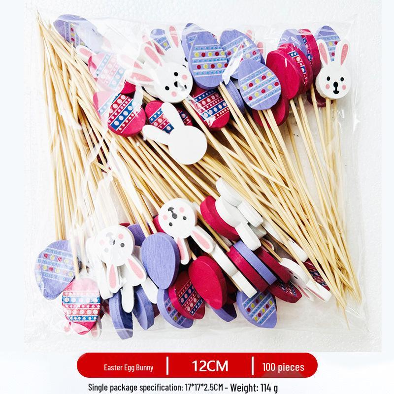 

Бамбукові шпажки для фруктів та коктейлів 12 см – Креативні художні зубочистки для десертів