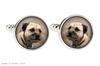 Border Terrier - cufflinks in a box, handmade jewelry, product of the Art-Dog brand