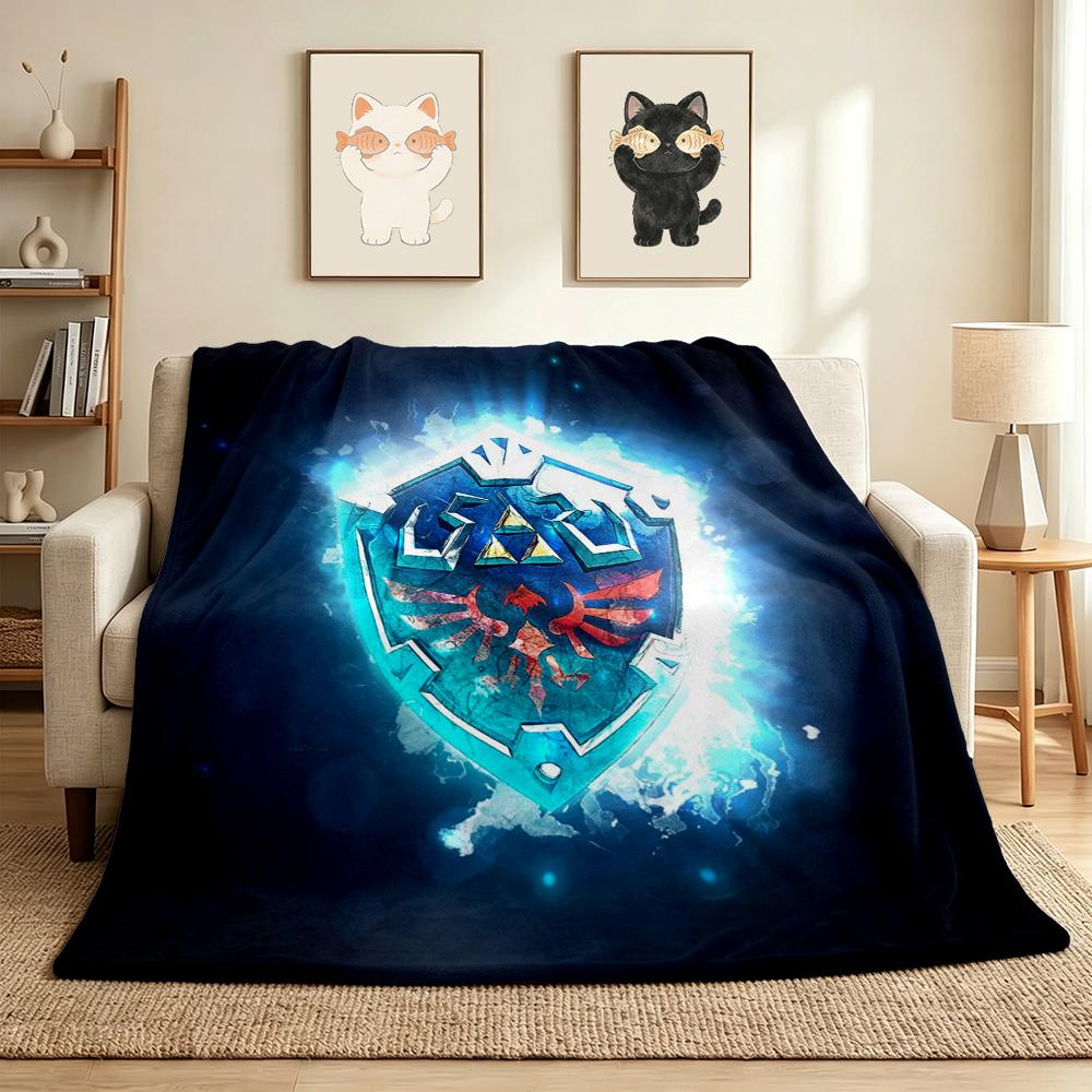 Shield Art Flannel Blanket Throw Blanket Soft Warm Sofa Bed Camping Car home Decor Unique Christmas Gift C9302555
