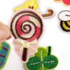 Assorted Child Cognition Cute Things Pattern Small Iron on Embroidered Patches for Bady Clothes