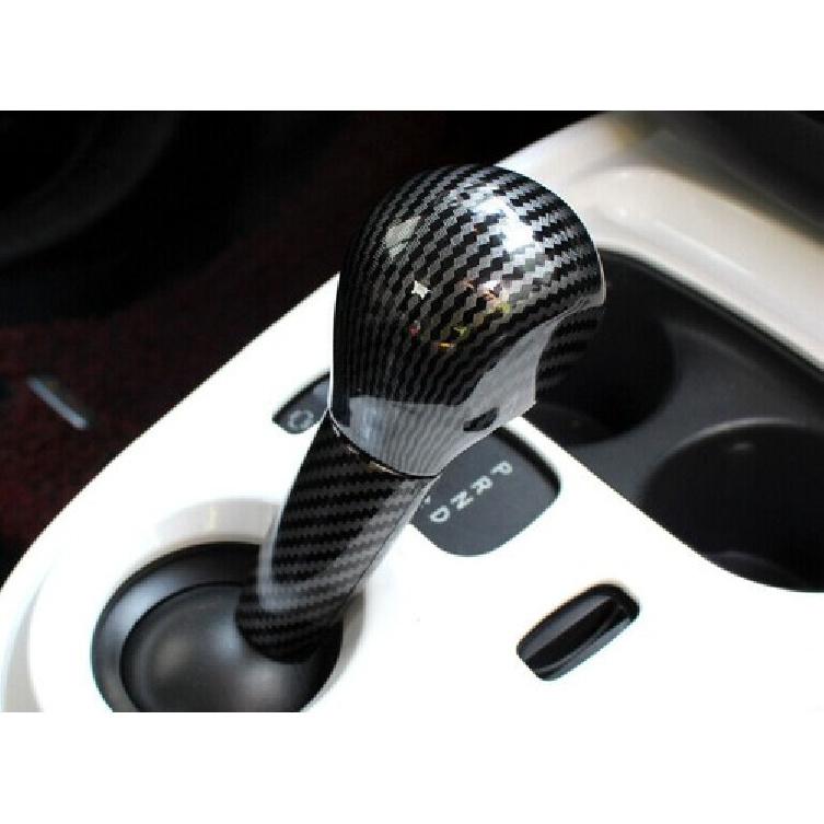 Carbon Fiber ABS Central Console Gear Shift Knob For Benz Smart Fortwo 15-