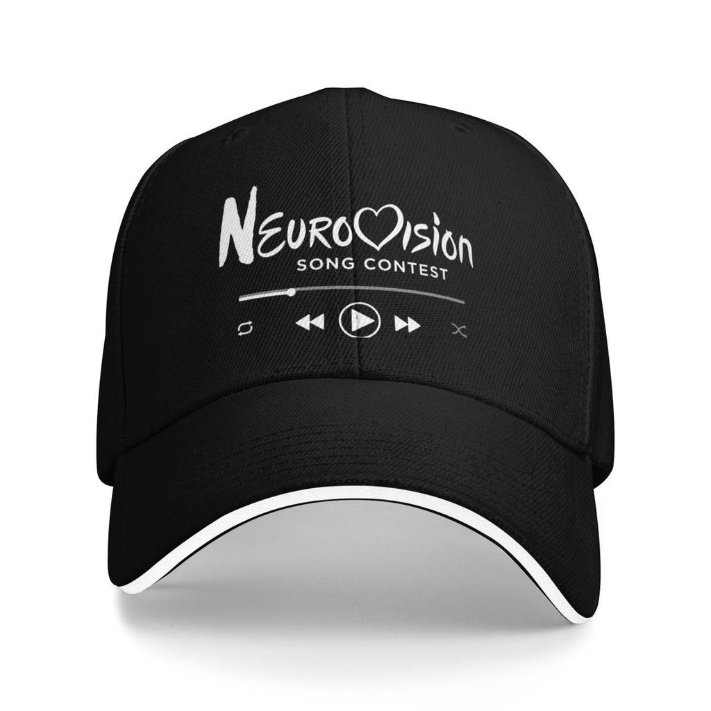 Logo Eurovize Kšiltovky Snapback Baseballové čepice Prodyšné Ležérní Casquette Venkovní Unisex