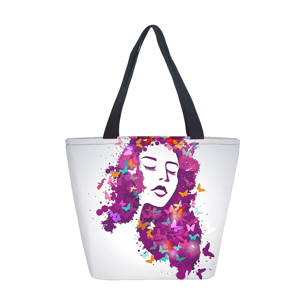 Women's Handbag No Theme Girl Shoulder Bag Printed Canvas Bag Fashion Trend Large Capacity Tote Bag