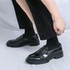 Spring and autumn new large size Munch shoes double buckle leather shoes size business dress