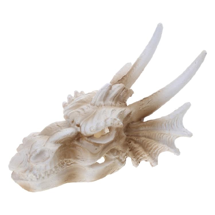 

Artificial Dinosaur Skull Scene Decors Fish Tanks Underwater Shelter Cave House