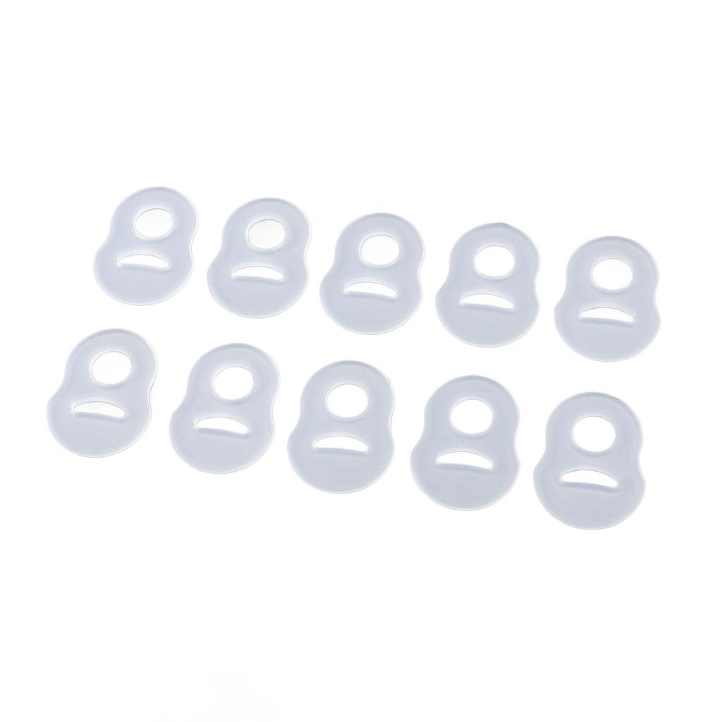 10 Pcs Toenail Corrector  Stretch Resistant Silicone Reusable Ingrown Toe Nail Correct Brace Rin