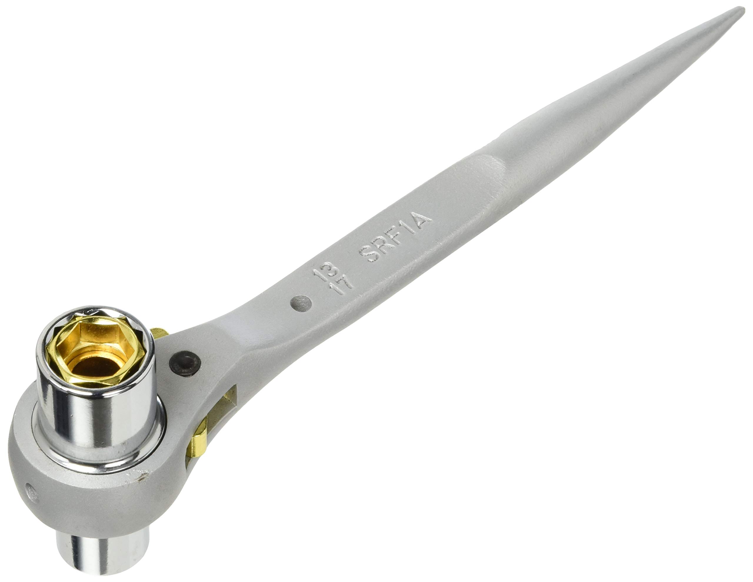 

Supertool Aluminum Ratchet Inner Outer SRF1A 4-Size Wrench, 10/13mm / 14/17mm, Lightweight,