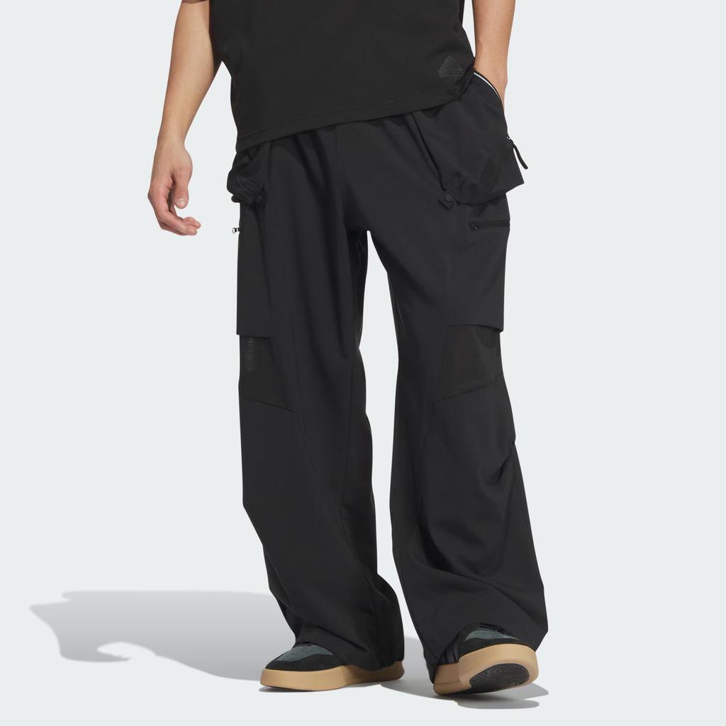 New Adidas Hunting Bag Cargo Pants Men's Black JI9900
