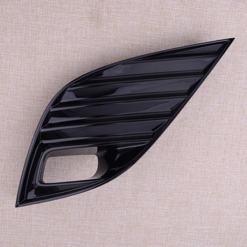 81481-06210 Front Right Fog Lamp Light Cover Grille Bumper Bezel With Hole Fit for Toyota Camry SE XSE 2018 2019 2020 Black ABS
