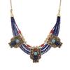 Tibetan Vintage Exotic Bohemian Necklace Nepalese Clavicle Chain Pendant Forehead Ornament Female