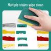 Meiliya Antibacterial 6-Piece Dishwashing Sponge & Scouring Pad Set