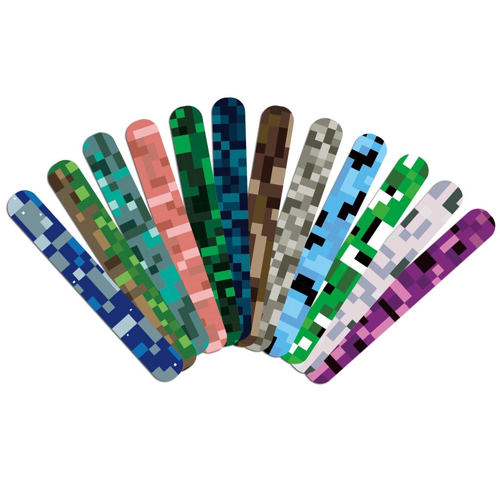 Braccialetto Pixel Snap: Braccialetto Giocattolo per Bambini My World - Mini Regalo per Festa