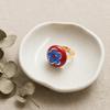 Exquisite Craftsmanship Drip Oil Rings Colorful Design Heart Shaped Rings  Banquet Occasion