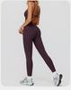 European & American One-Piece Brushed Yoga Bodysuit: Tight-Fitting, Slimming, Sports & Fitness Wear