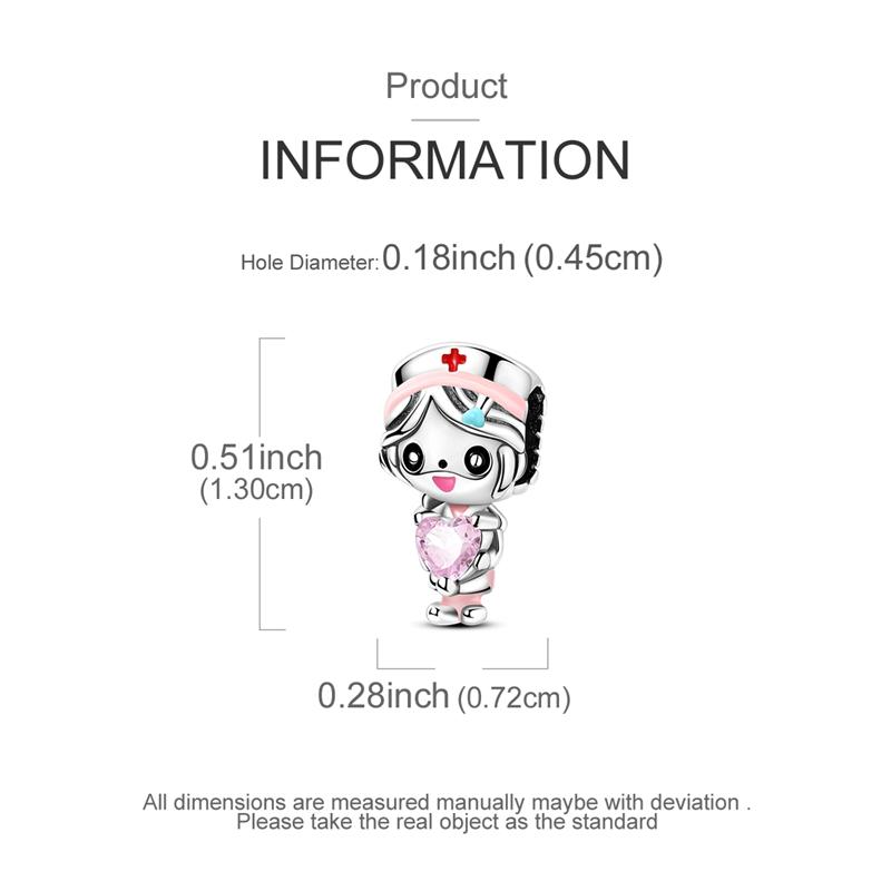 925 Silver Pink Color Cat's Paw Rabbit Elephant Zircon Dangle Charms Beads Pendant Fit Bracelet Necklace DIY Jewelry