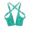 Zaino tattico da esterno antifurto con tracolla doppia e tasche multiple, borsa da petto, borsa a tracolla incrociata da uomo in pelle PU impermeabile