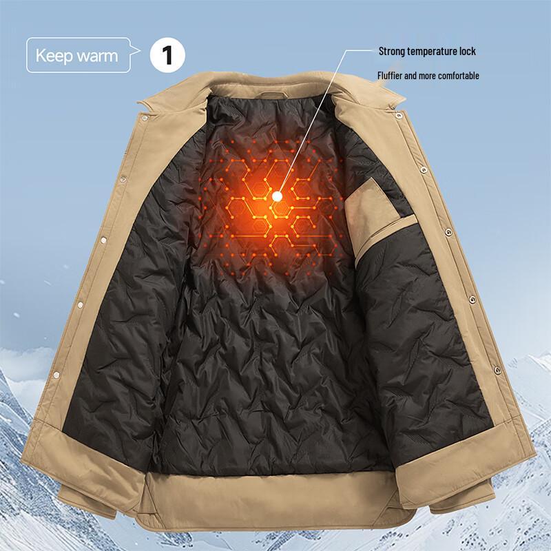 Mark Fairwhale Herren Outdoor 3-Proof Wattierte Jacke