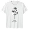 Aster September Unisexs TShirt September Birth Flower Floral Birthday Gift
