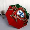 Portugal, Football Automatic Opening and Closing, 8 rib Structure Portable Umbrella, Suitable for Men and Women in All Seasons  Perfect Gift