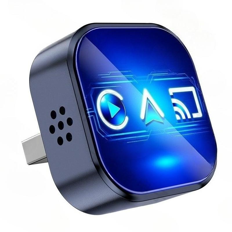DIGIT-Airplay Carplay Android Auto Wireless 3In1 USB Dongle Adapter Plug and Play Wired Carplay To Wireless