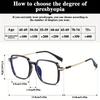 3 Pairs of Women's Reading Glasses+1.00 To+4.00 Large Rectangular Frame Stylish and Comfortable for Daily Wear