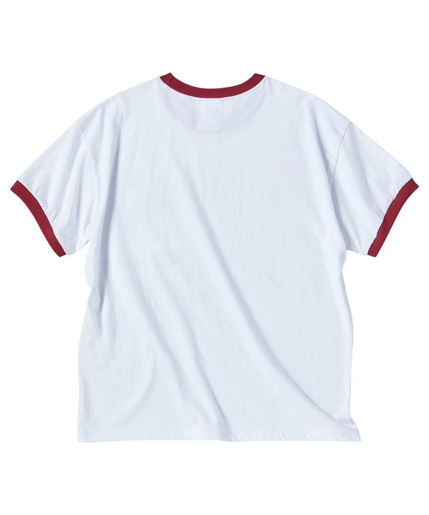 Eontaiteulseoul Unicorn Typo Ringer Crop Short Sleeve White