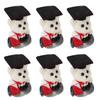10 pcs/set Celebrate Party Graduation Bear Doll Bouquet Bachelor Bear Plush Toy  Kids