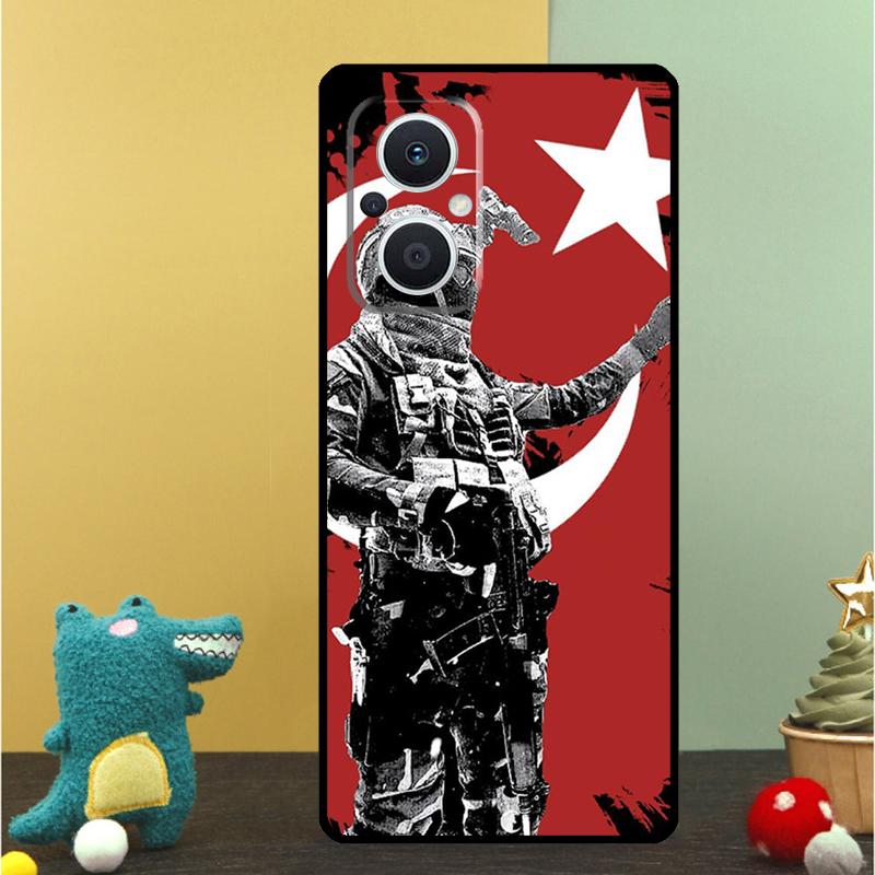 Turkey Turkish Flag Case For OPPO Reno 15 Pro 15F 10 11 12 13 13F 14 14F 8 7 Lite 8T OPPO Find X9 X8 X6 Pro Cover
