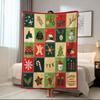 Christmas Printed Blanket Soft and Comfortable Skin Friendly Sofa Cover Blanket Christmas Decoration Suitable for All Seasons