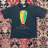 Vintage Malaysia Tribal Mask T-Shirt Abstract Art Size L