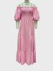 2025 Spring/Summer European & American Women's One-Shoulder Floral Long Fairy Dress