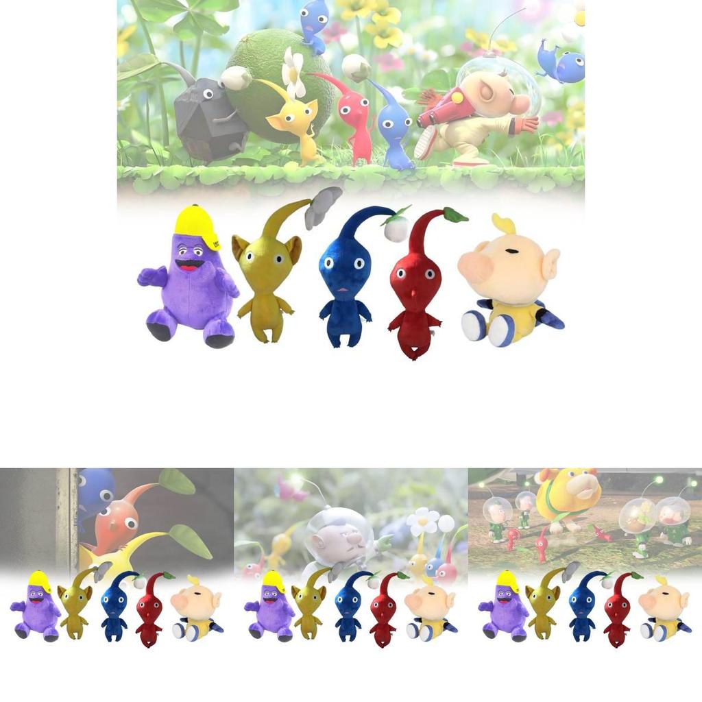 Adorable Plush Ice Pikmin All Star Doll For Kids Soft Cuddly Toy Collection