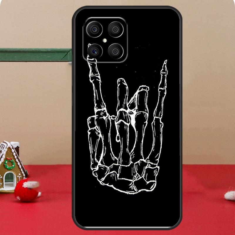 Punk Rock Case For Honor Magic 8 Pro 6 7 Lite Honor 400 200 50 70 X8c X8b X9a X9b X9c X9d Win RT Coque