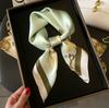 70Cm Simulated Silk Scarf Headscarf Women'S Spring And Summer Printing Small Square Scarf Neck Protection Scarf Professional Scarf Scarf Scarf