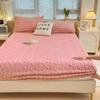 2025New Thickened Warm Bed Sheet Single Piece Autumn Winter Coral Fleece Bed Sheet Taffeta Mattress Protector
