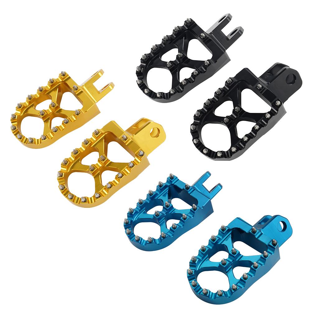 NICECNC Motorcycle Wide Foot Pegs FootRest Footpegs Rests Pedals For Suzuki DRZ400S DRZ400SM DRZ 400S 400SM 2000-
