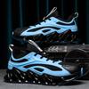 Fashion Knitted Blade Shoes Men's Breathable Sneakers Elastic Outdoor Running Sports Shoes Athletic Shoes