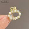 Pearl Pearl Hair Clip Alloy Crab Claw Clip New Mini Hair Hairpins