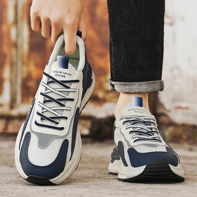 Summer New Men's Mesh Mesh Shoes Trendy Shoes Versatile Casual Dad Trendy Men's Shoes Sports Little White Board Shoes