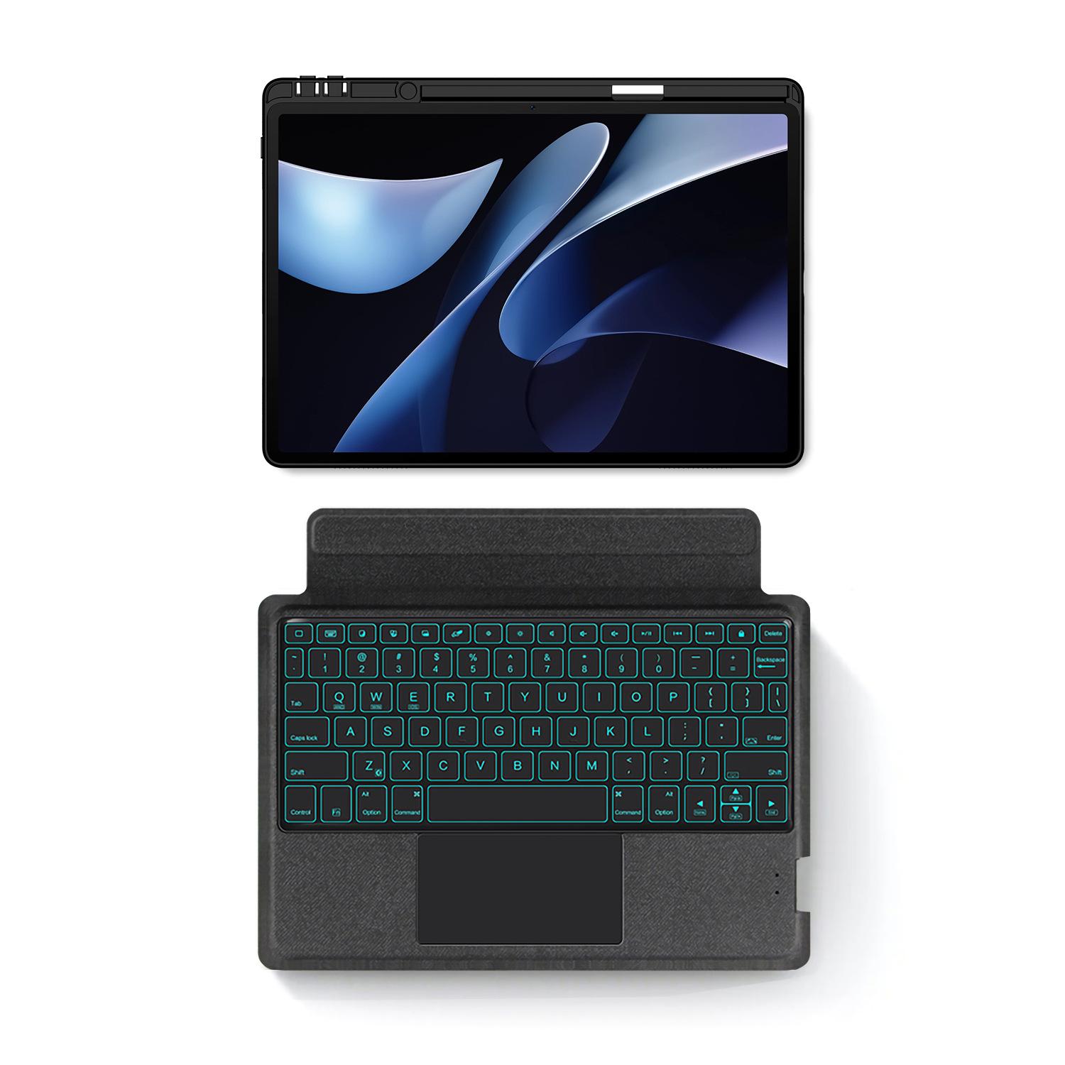 Luminous Bluetooth Keyboard Leather Case for Huawei Matepad Air12/12X Matepad Air 2024 12