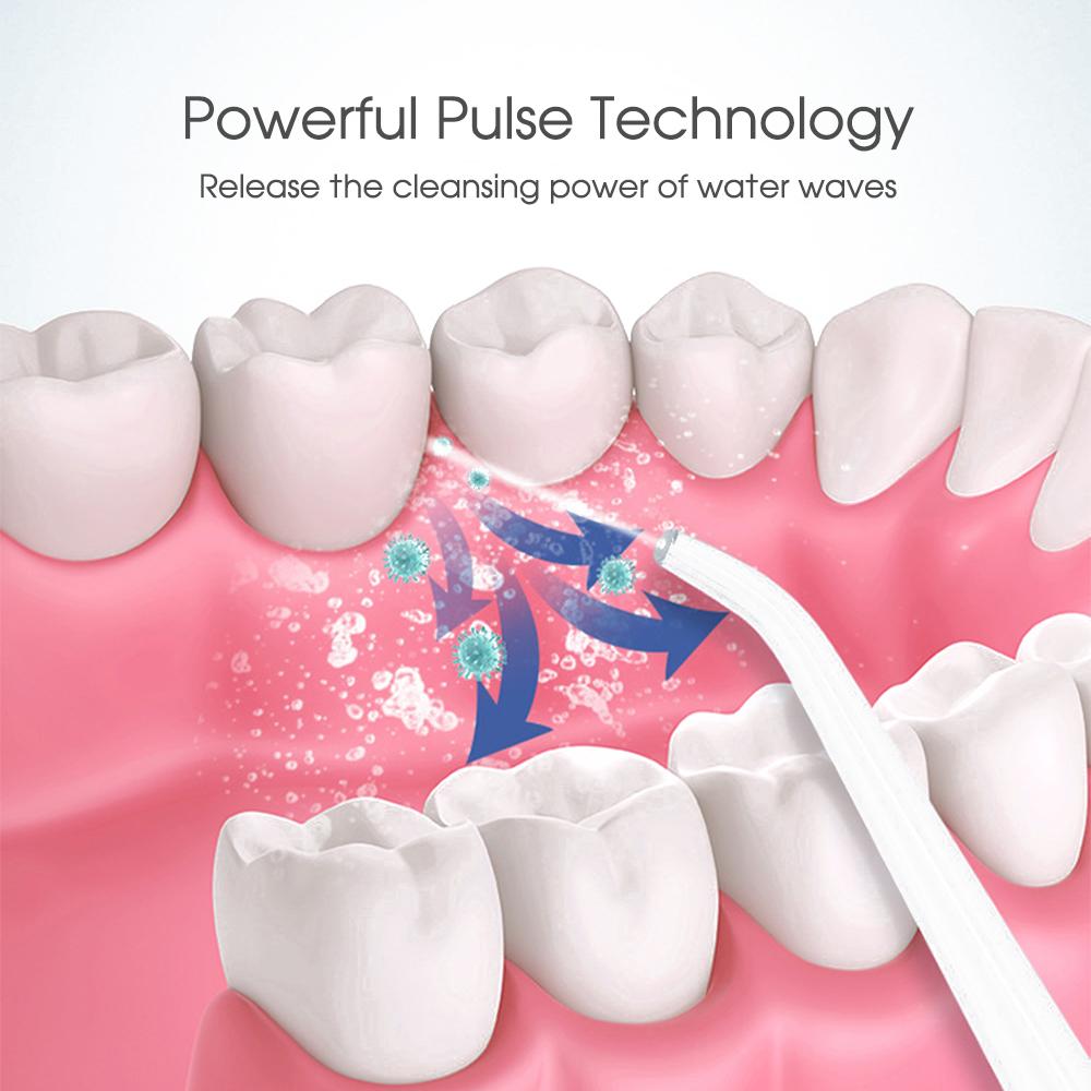 Irigator oral profesional pentru îndepărtarea tartrului denților cu apă pentru eliminarea aței dentare electrice dentare Mornwell Jet Eliminator ață dentară curățare
