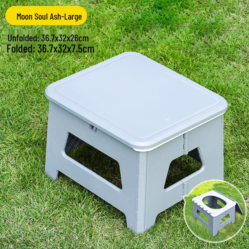 Portable Outdoor Camping Folding Toilet Seat - Odor-proof for Children & Adults