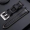 20 22 24 26mm Watch Accessory Suitable for Samsung Leather Watchband Sports Men Hand Made Watch Band