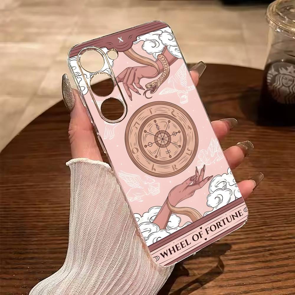 Tarot Aesthetic Phone Case For Samsung Galaxy A71,A70,A52,A51,A40,A30 Transparent Cover